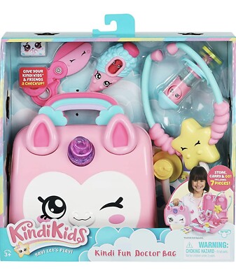 Kindi Kinder Krankenhaus Ecke Einhorn Arzttasche und 4 Shopkin Zubehör