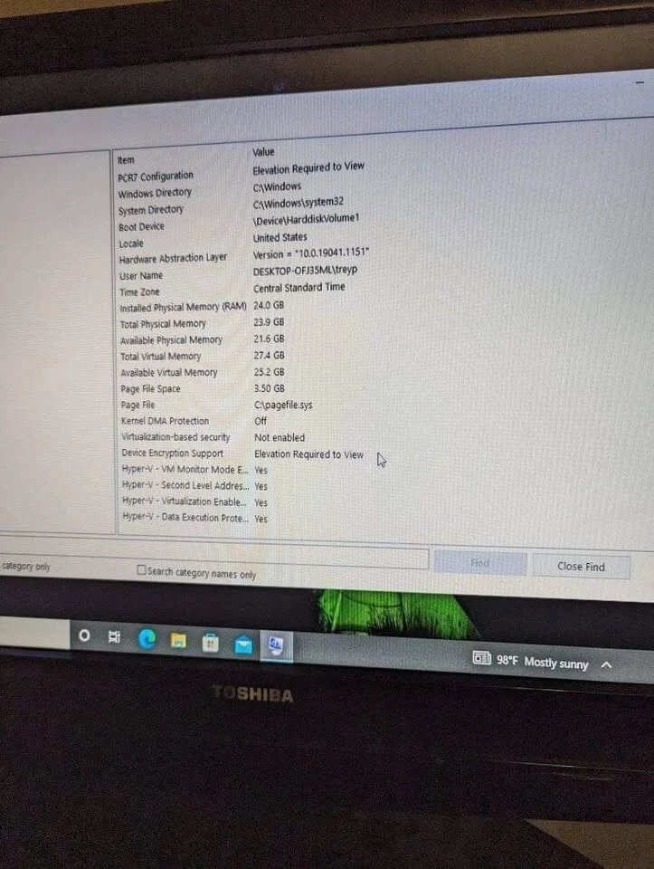 windows 10 compact computer desktop pc i7 (with monitor, keyboard, mouse, etc) - Image 3 of 4