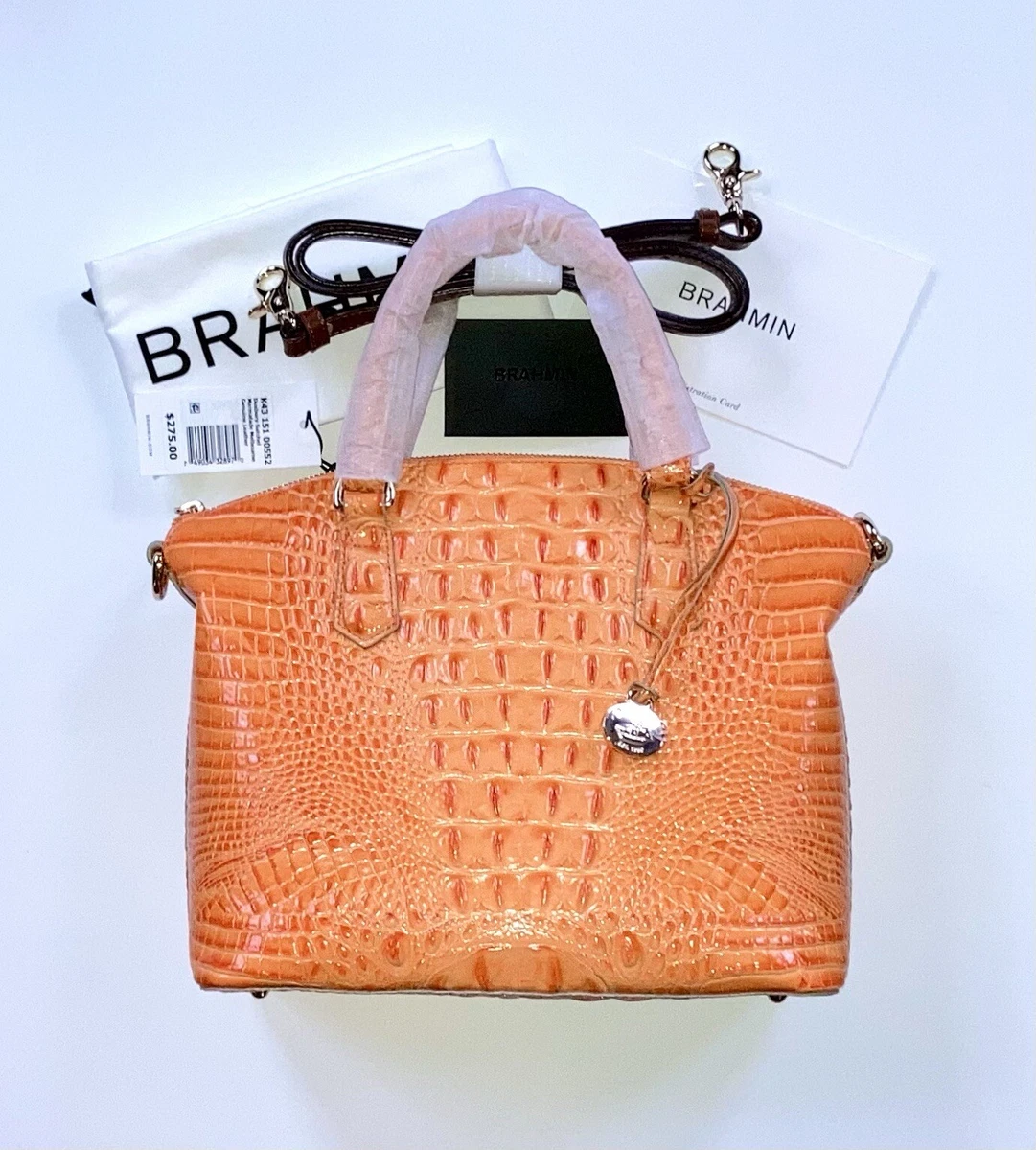 Orange brahmin hotsell bag