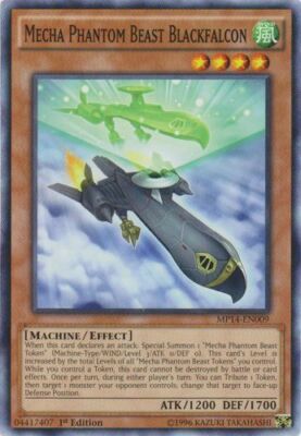 Yu-Gi-Oh! Mecha Phantom Beast Blackfalcon Card (MP14-EN009) - Common - Mega Pack 2014 1st Edition