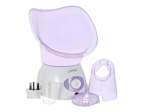 LIVIVO FACIAL STEAMER SPA PORE STEAM SPRAYER SKIN SAUNA BEAUTY FACE MIST THERMAL - Picture 12 of 13