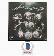 Polo G Signed Hall of Fame 2.0 Album Vinyl Canvas 12x12 Rapstar BECKETT COA