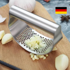 Edelstahl Manuelle Knoblauchpresse BrecherQuetscher Stampfer Küchengeräte Neu