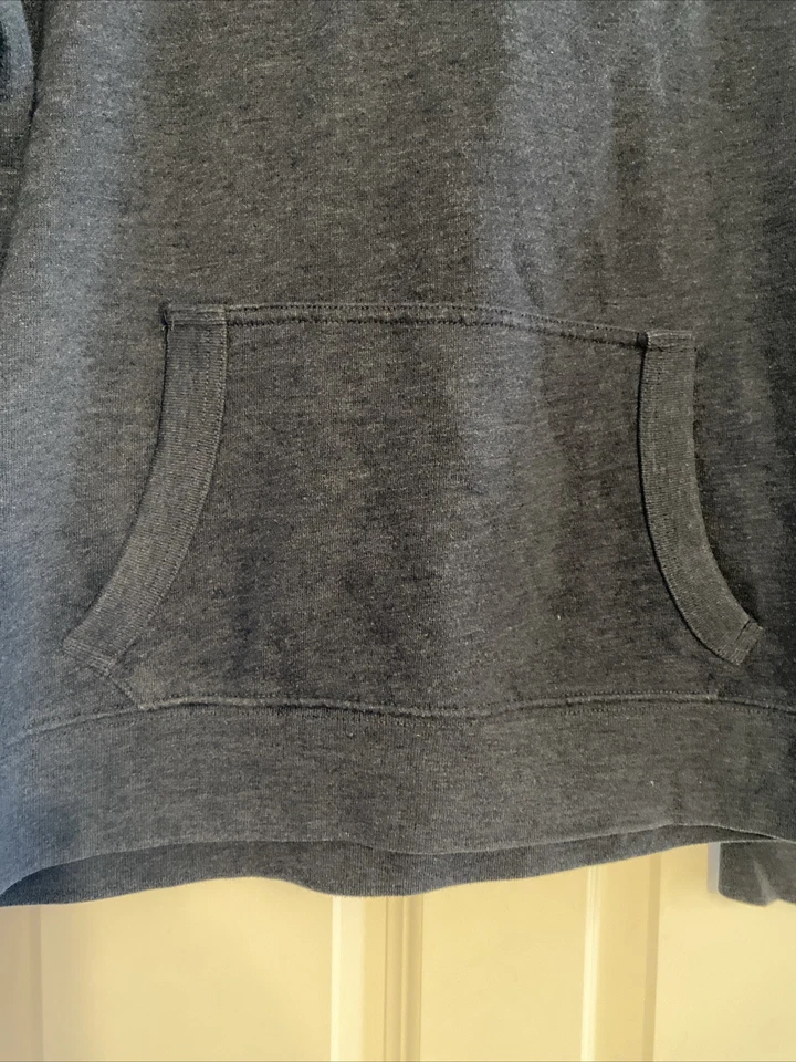 Aeropostale Sudadera con Capucha Talla Mediana Mujer Sudadera Azul Marino Floral Logo Foto 3 de 4