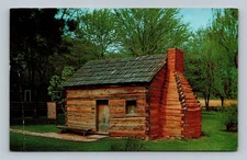 Vintage Abraham Lincoln Boyhood Home Postcard Knob Creek Kentucky