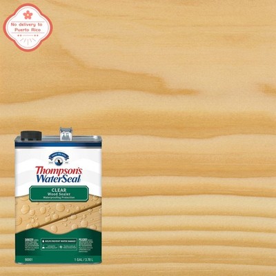Thompson s WaterSeal Clear Wood Sealer Protects Against Water Damage - 1 Gallon