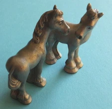 Hudson Pewter Noah's Ark ~ MALE & FEMALE HORSES ~  #2519 & #2520