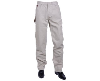 Herren Hose vorne flach gerade khaki 363 Baumwoll-Twill FARAH CLASSIC FABS5029