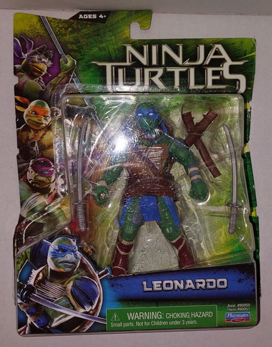 Teenage Mutant Ninja Turtles TMNT Movie Leonardo 2014 Playmates Figure Damaged - Picture 6 of 10