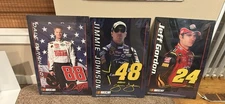 Jeff Gordon, Dale Earnhardt Jr., Jimmy Johnson 2008 Sealed NASCAR Posters 20x30