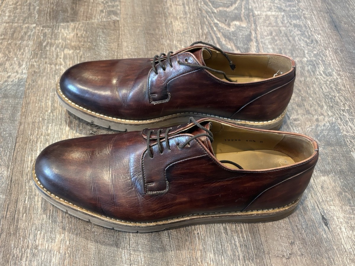 Magnanni Rich Brown Leather Oxfords. Made In Spain.  Men\'s Size 10US. Lincoln Men main image 3