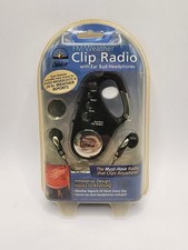 Innovate Outdoor FM/Weather Clip-on Radio with Ear Bud Headphones NEW