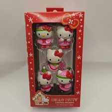 2025 Hello Kitty By Sanrio Kurt Adler Christmas Ornaments Set of 5