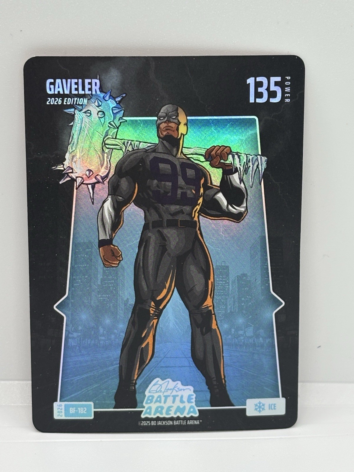 2026 Bo Jackson Battle Arena Gaveler Aaron Judge #BF-182 Ice Battlefoil Yankees