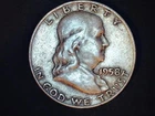 1958 D 50 cent Franklin half silver dollar