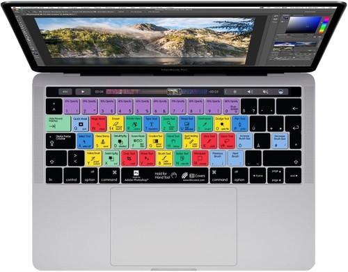 Couvercle De Clavier KB Avec Raccourcis Pour Photoshop MacBook Pro 13" 15"