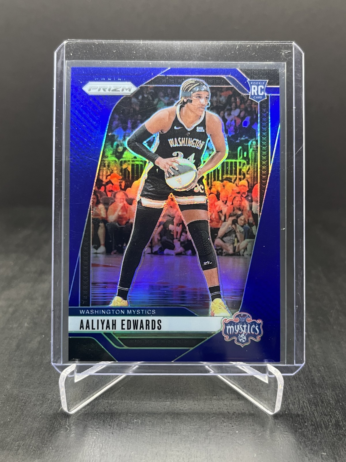 2024 Panini Prizm WNBA Basketball Aaliyah Edwards RC Rookie Blue 025/199 #70