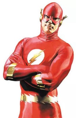 Art By Alex Ross DC Direct Barry Allen Flash Poster New Sealed | Silver age