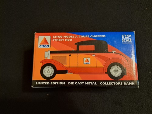 Specast Citgo Model A Ford Chopped Top Coupe Street Rod Bank, Boxed - Picture 7 of 12