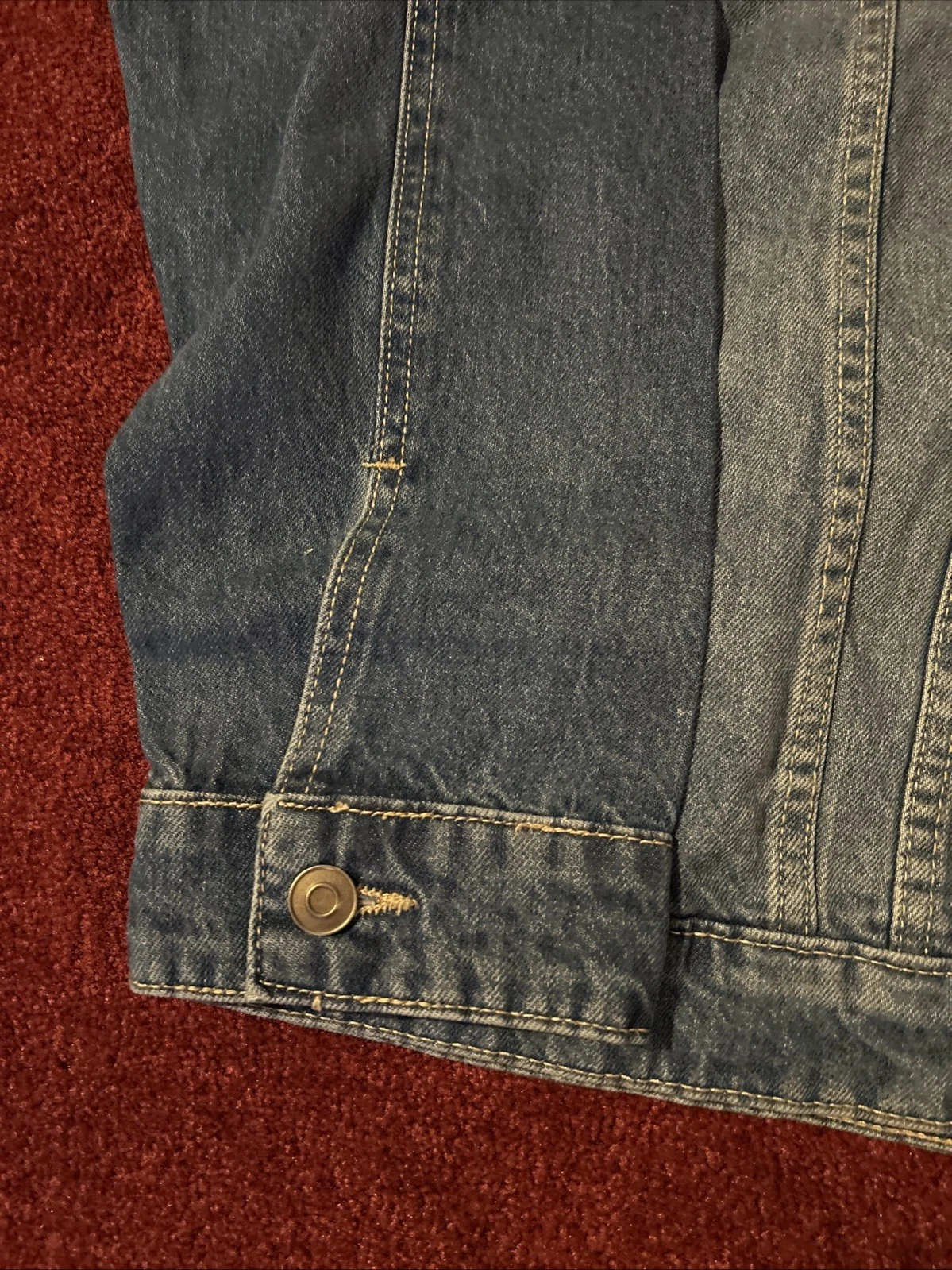 HARD ROCK CASINO Atlantic City Denim Jean Jacket BRAND NEW WITH TAGS SZ LARGE image 8
