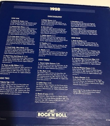 Time Life “The Rock N Roll” Era 1954,55,56 & 58 6 LPs Music - Picture 5 of 8