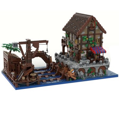 General Store and Shipyard with Tavern  Pirates Series 8994 Parts