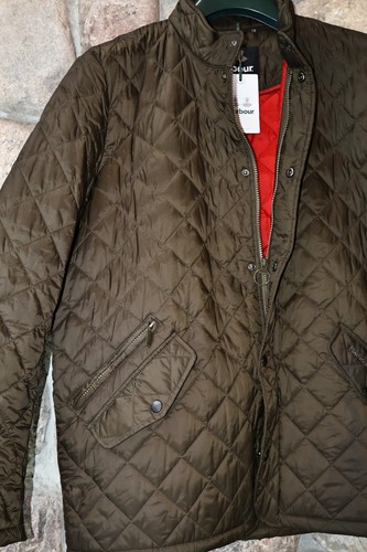 Barbour Flyweight Chelsea Quilted Jacket Coat Olive Green New UK Sizing Small S - Picture 4 of 8