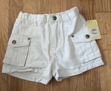 NWT Little Girls Arizona Cargo Shorts -Size 4
