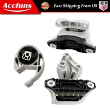 For GMC Acadia 2017-2019 2.5L 4WD AUTO Set Of 3 Motor & Transmission Mount Set