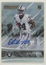 2017 Panini Rookies & Stars Longevity Gold Signatures /10 Elijah Hood Auto RC