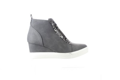 Katliu Womens Gray Ankle Boots EUR 42
