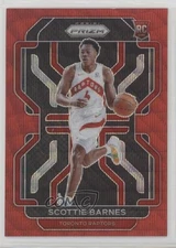 2021-22 Panini Prizm Ruby Wave Prizm Scottie Barnes #320 Rookie RC