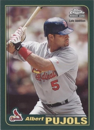 Albert Pujols Rookie 2006 Topps Chrome RC Late Addition Cardinals