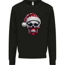 Politur Weihnachten Totenkopf Polen Biker Flagge Herren Sweatshirt Pullover