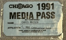 1991 Chicago Cubs Pass Ticket Ryne Sandberg #200 HR /Greg Maddux Win 75 Ex⚾️