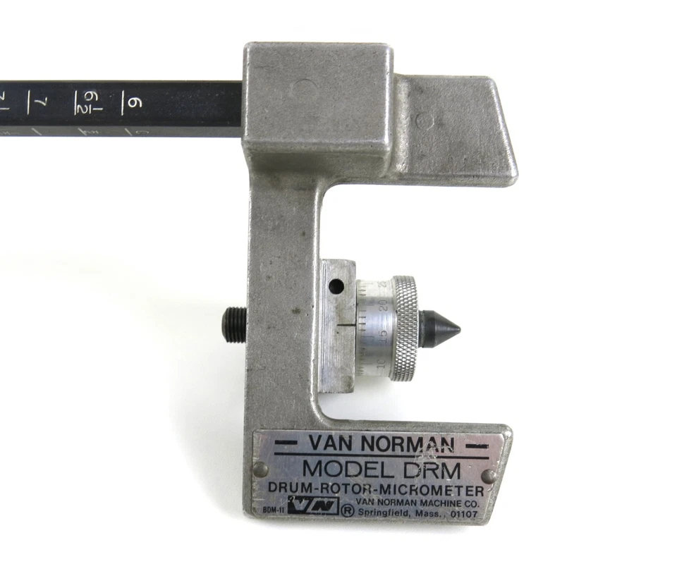 Van Norman Brake Lathe "VANOMETER" Drum Disc Rotor Micrometer Rare Original Tool Foto 3 de 4