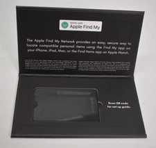 Code 118 Wallet Tracker Card Slim Wallet Black Card Insert for Apple