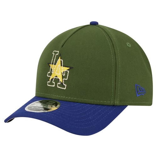 Men's-New Era Dark Green Los Angeles Dodgers City Feature 9FORTY A-Frame