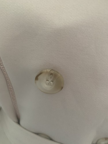 Reiss Trenchcoat Petune Stone Baumwolle Leiternaht Gürtel knielang XS UK 6 - Bild 7 von 15