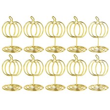 10pcs Table Number Holder Place Card Wire Photo Holder Menu Clips Stand