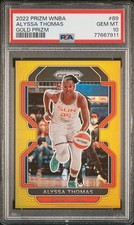 2022 WNBA Prizm Alyssa Thomas Gold /10 PSA 10