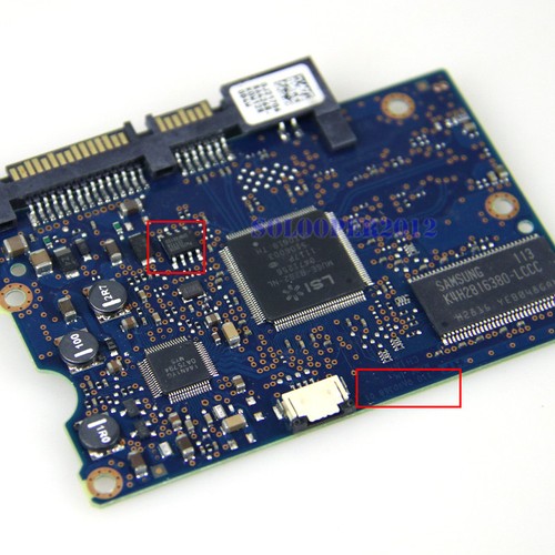 Hard Disk Circuit Board number: 110 0A90368 01 HDD PCB For Hitachi OA71261 - Afbeelding 2 van 4