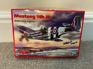WWll RAF fighter Model Kit 48123 scale 1:48 ICM