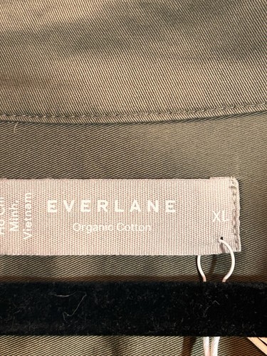 NEU! Everlane Easy Workwear Etuikleid Relaxed grün Tasche Gr. XL - Bild 9 von 14