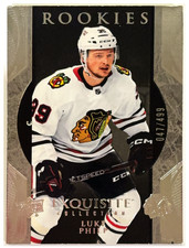 2023-24 Exquisite Collection Rookies #R7 Luke Philp RC /499 - BLACKHAWKS