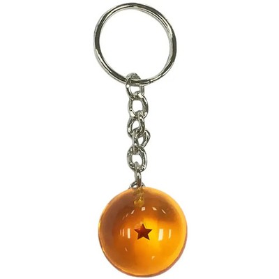 Dragon Ball Z - One Star Dragon Ball 3D Keychain (1'', Acrylic) - Great Eastern E