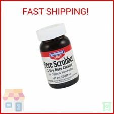 Birchwood Casey Bore Scrubber 2-in-1 Cleaner | Gun Solvent for Removing Carbon, 