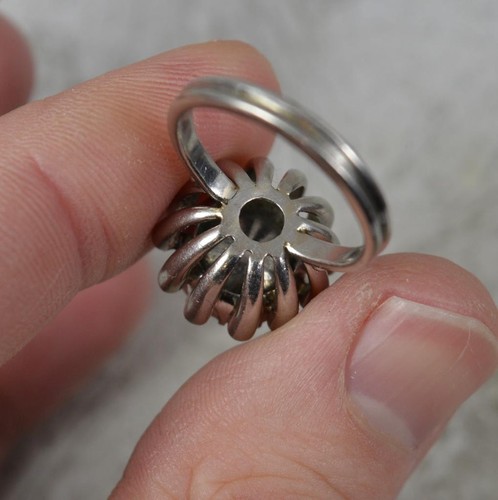 Unglaublicher Statement-Ring 4,75 kt Rosenschliff Diamant Platin - Bild 9 von 18