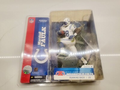 Marshall Faulk NFL Indianapolis Colts MacFarlane Action Figure New In The Box