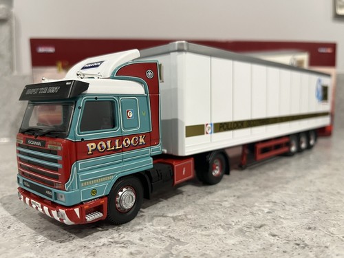 Corgi - Scania 143 Rimorchio scatola - Pollock (Scotrans) Ltd - Nuovissimo - CC14806